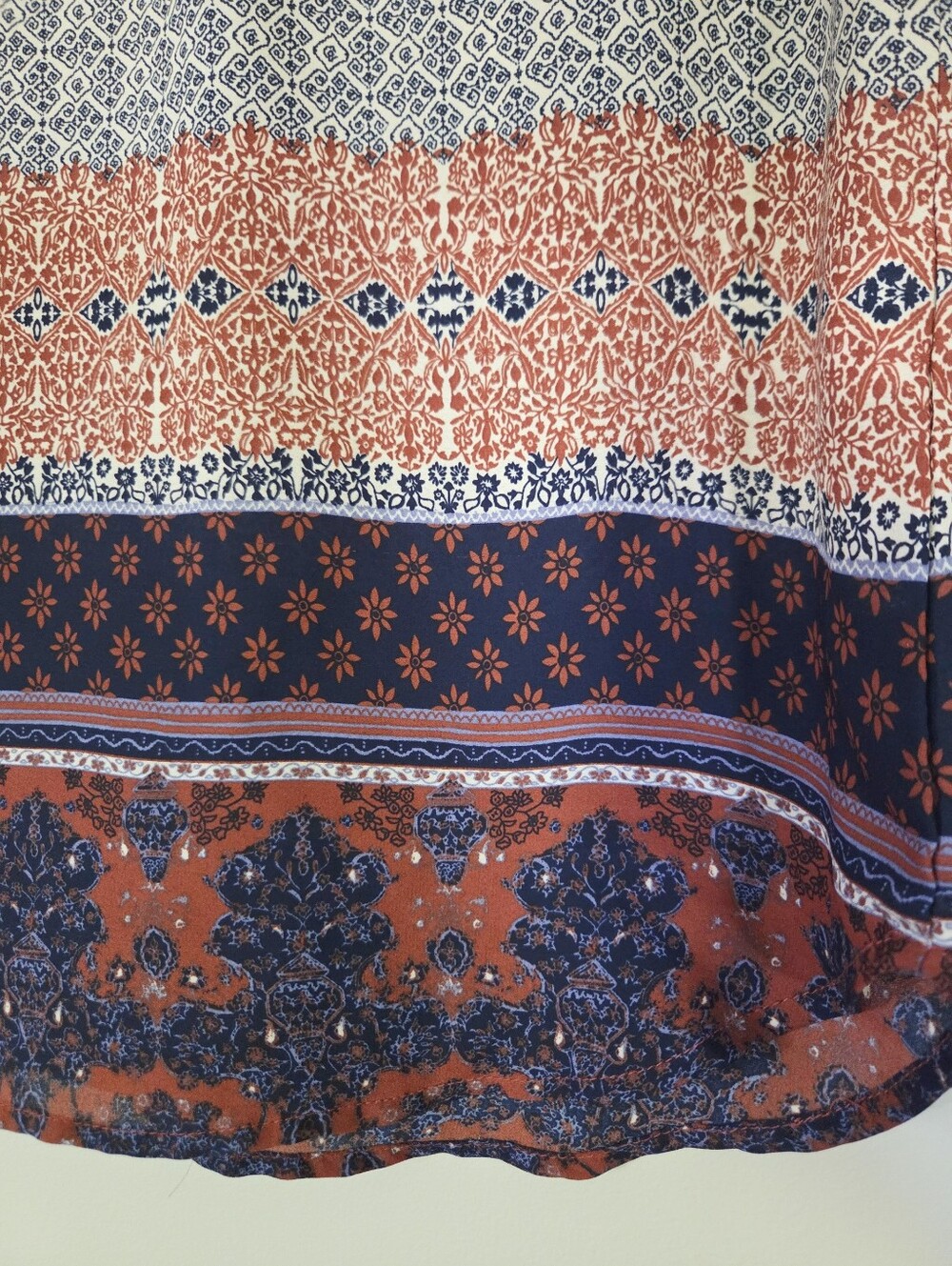 Mason & Belle Mixed Fabric Top Small - Picture 4 of 7